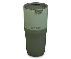 Klean Kanteen Rise - Vaso de acero inoxidable con tapa abatible de 26 onzas, spray de mar