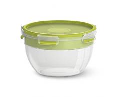 Tefal MasterSeal XL N1071310 Ensalada 2,6 L, Almuerzo, 100% a prueba de fugas, espacio adicional y recipiente de salsa, sin BPA