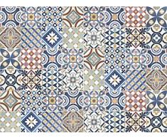 VINILIKO Gimaraes Alfombra de Vinilo, Multicolor, 100x133