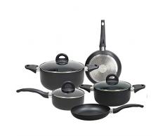 Tognana Copper & Charcoal - Batería de ollas, aluminio