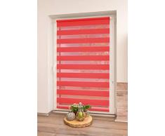 K-home Estor Doble Klemmfix, Rojo, 60 x 150