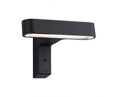 Paulmann 94548 Luminaria LED Aplique Ito Horizontal IP44 227x159mm 65Â° DET. Movimientos 1x6 W Exterior Antracita, Metal, plÃ¡stico 3000 K, 6 W