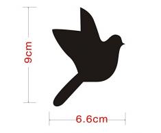 SuperStudio LO+DEMODA Bird Vinilo Decorativo, Multicolor, 3.5x6.6x9 cm