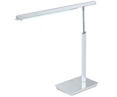 Eglo PAN - lámparas de mesa (Cromo, Color blanco, Aluminio, Vidrio, IP20, LED, 4.5W, 3000K)