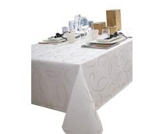 CALITEX Mantel Damasco Kacie Blanco Rectangular 150Â x 300