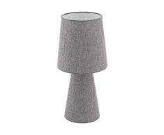 EGLO 97132 Lámpara de Mesa E27, 12 W, Gris