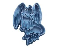 Cuticuter Desdentao Entero Cortador de Galletas, Azul