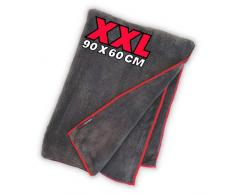 Toalla de Secado Premium para Coche y Moto | 1200 gsm | 90x60cm | Toalla de Limpieza Ultra Absorbente | Bayeta Microfibra sin Pelusas | Bayeta de Secado Coche | Dry Towel XXL - BassMotor