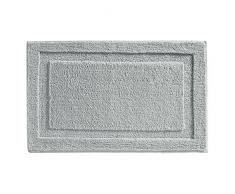 InterDesign - SPA - Tapete con Relieve de Microfibra Suave para Cuarto de baño, Antideslizante - 86 cm x 53 cm - Gris