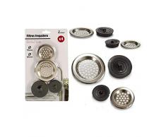 Bigbuy Home 8430852523235 S3602721 Filtros Fregadero, 2 pcs, Polyester