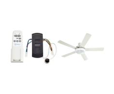 Westinghouse - Ventilador de techo blanco + mando a distancia por infrarrojos