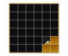 Adhesivo para azulejos para baño y cocina – 10 x 10 cm – Negro Mate – 160 adhesivos para azulejos para pared azulejos