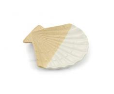 Villa dEste Home Tivoli - Plato Decorativo, cerámica, Blanco, Talla única