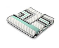 biederlack Sunny Days Sunrise Manta, Mezcla de algodón, Aquarius Nordica, 50x30x13 cm