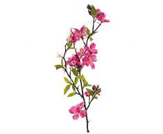 DRW Set de 6 Ramas con Flores Artificiales en Rosa 79 cm
