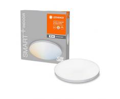 LEDVANCE PlafÃ³n LED inteligente, panel interior con tecnologÃ­a WiFi, color de luz cambiante (3000K-6500K), 450mm de diÃ¡metro, compatible con Google y Alexa Voice Control, SMART+ WIFI PLANON FRAMELESS