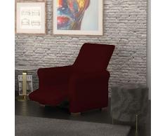 PETTI Artigiani Italiani Rojo, Relax, Funda Sillon Elastica, 100% Made in Italy, 80 a 100 cm