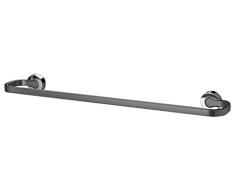 Bisk 05332 Ventura Estante Rectangular, 62 cm 61.8 x 5 x 9.7 cm, Acabado Cromado/Gris