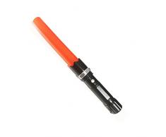 EUROXANTY Linterna LED recargable alta potencia SOS | Linterna para dirigir el tráfico | Cono pirulo color naranja | 1 unidad