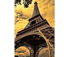 Legendarte PL-121 Cuadro Majestad de la Torre Eiffel. Impresión Digital sobre Lienzo, 50x70