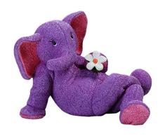 Nadal Figura Decorativa popÃ­ con Flor, Resina, Multicolor, 9.00x13.00x10.50 cm