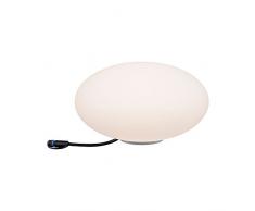 Paulmann 941.76 Lámpara de suelo para exterior Blanco LED 24 W A++ - Iluminación al aire libre (Lámpara de suelo para exterior, Blanco, De plástico, IP67, Fachada, III)