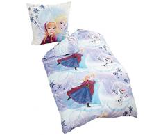 Herding 4480072050412 Frozen Disney Brave ropa de cama, funda de almohada, 80 x 80 cm y funda de edredón, 135 x 200 cm, diseño de