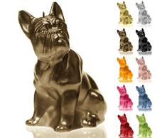 Candellana Hecho a Mano Bulldog Classic Vela de Regalo - Divertida - Vela Decorativa - DecoraciÃ³n del Hogar - Regalos para Amigos - Mecha de AlgodÃ³n - Tiempo de Quemado 24h - Vela Brass