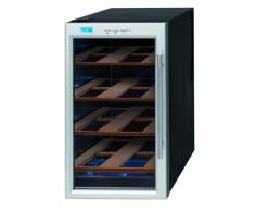 Krups JC 101810 - Nevera para vinos con estantes de madera, color acero y negro