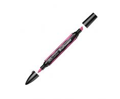Winsor & Newton Rotulador BrushMarker, Cerise (M647), Rojo