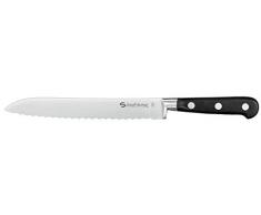 Sanelli Ambrogio Chef - Cuchillo para pan (20 cm, acero inoxidable), color gris