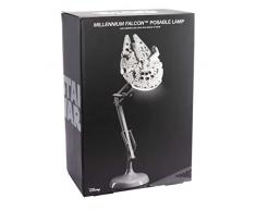 Paladone Millennium Falcon Posable Star Wars Novedad Luz de escritorio | Regalo para todas las edades, Gris
