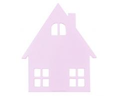 Lampara de pared infantil Casita (Rosa)