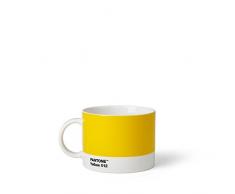 Pantone Taza de té de Porcelana, 475 ml, Porcelana, Yellow 012, 10.4 x 10.4 x 8 cm