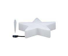 Paulmann 941.84 Figura iluminada decorativa Blanco 1 lámpara(s) LED A++ - Iluminación decorativa (Figura iluminada decorativa, Blanco, De plástico, IP67, III, Estrella)