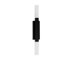 Eglo LED lÃ¡mpara de pared Alcudia, luz ascendente y descendente, luminaria de metal en negro y plÃ¡stico satinado, iluminador de espejo de baÃ±o, luz de baÃ±o y pasillo, blanco cÃ¡lido, IP44