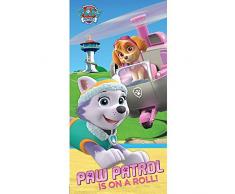 New Import NI-821-048 Toalla de Playa con Diseño La Patrulla Canina, Poliéster, 30x5x35 cm