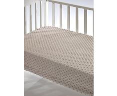 Mora Topitos Manta Infantil, Microfibra, Beige, 26.5x28x5 cm