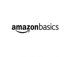 AmazonBasics - Alfombra para baño de espuma viscoelástica a rayas, Bronceado, 50 x 80 cm
