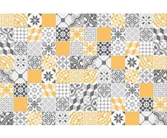 VINILIKO, Alfombra de vinilo, Amarillo, 133x200 cm