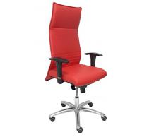 Piqueras Y Crespo (PIQU7) Sillón Albacete similpiel Rojo Sillas de Oficina, Talla unica