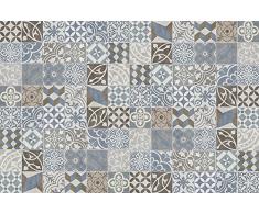 VINILIKO, Alfombra de vinilo, Antique, Azul, 133x200 cm