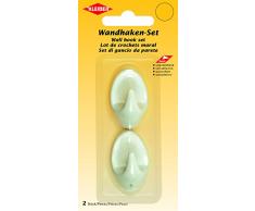 KleiberÂ âÂ Parches de Adhesivo Ganchos de Pared x2Â Blanco