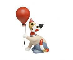 Goebel Rosina Wachtmeister 31400391 - Figura Decorativa (10 cm), diseño de Gato con Globo