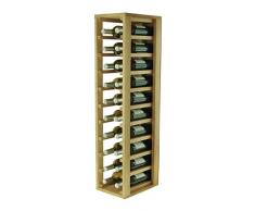 Expovinalia Botellero, Madera, Roble, 24x32x105 cm
