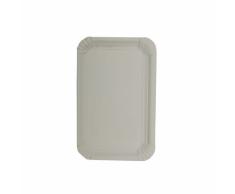 Einweggeschirr & Besteck Vajilla Desechable & Cubiertos 95325Â 1000Â Plato, cartÃ³n [RC], Rectangular, 11Â x 17,5Â cm, Color Blanco