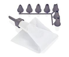 Privilege S2207213 Manga Pastelera 8 Boquillas Intercambiables, Materiales Varios, Multicolor, 29.5 X 15.5 X 3.5 Cm