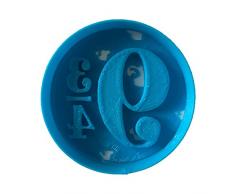 Cuticuter 9 Y 3/4 Harry Potter Cortador de Galletas, Azul, 8x7x1.5 cm