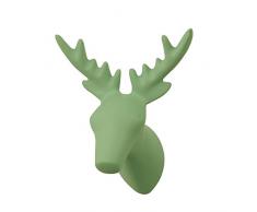 Capventure – Colgador en MVG Querido Deer gancho de pared, vintage Verde