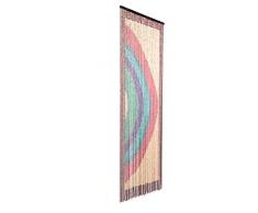 Catral 71060019 Cortina de Madera Rainbow L60, Rojo, Verde y Azul, 200 x 90 cm